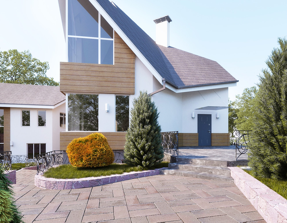 Обложка проекта: Частный дом. Архитектура. Проект "Грани эстетики"