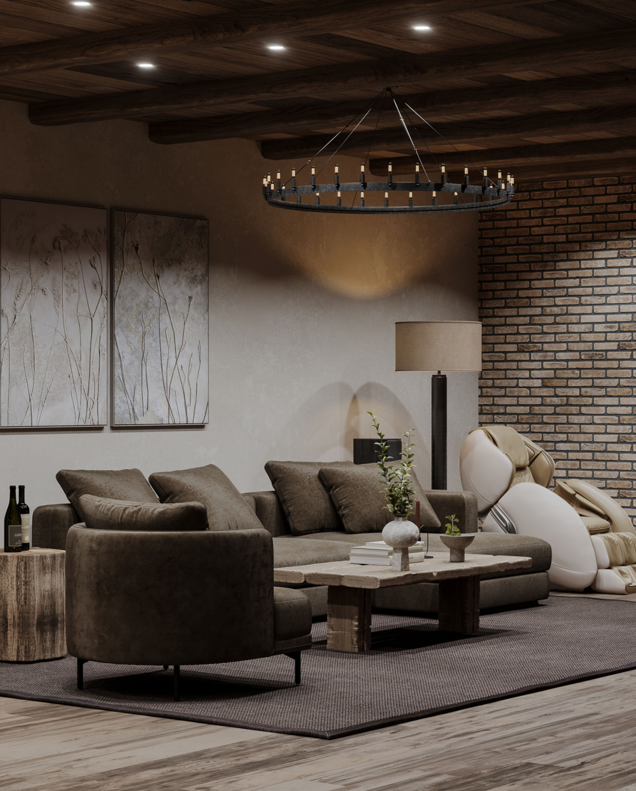 Обложка проекта: Интерьер дегустационной комнаты отдыха