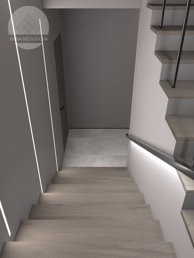 Дизайн проект загородного дома, д. Жаворонки, Московская область.