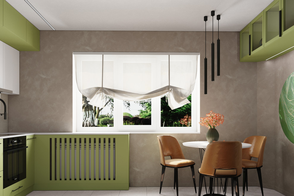 Освежающая кухня для Коттеджа