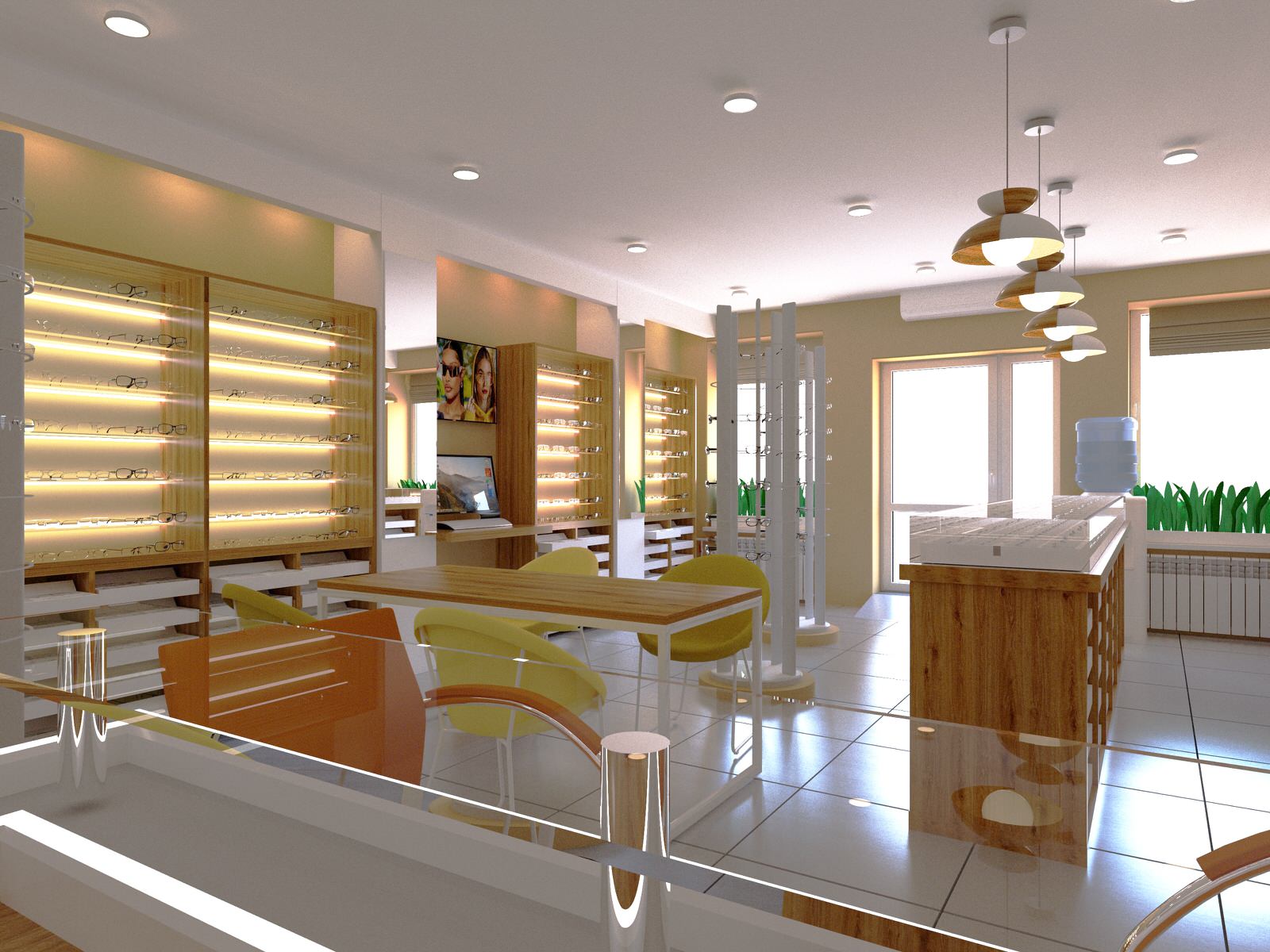 дизайн салона оптики "Вижу"