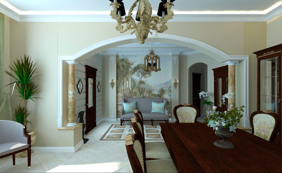 Обложка проекта: Столовая и холл