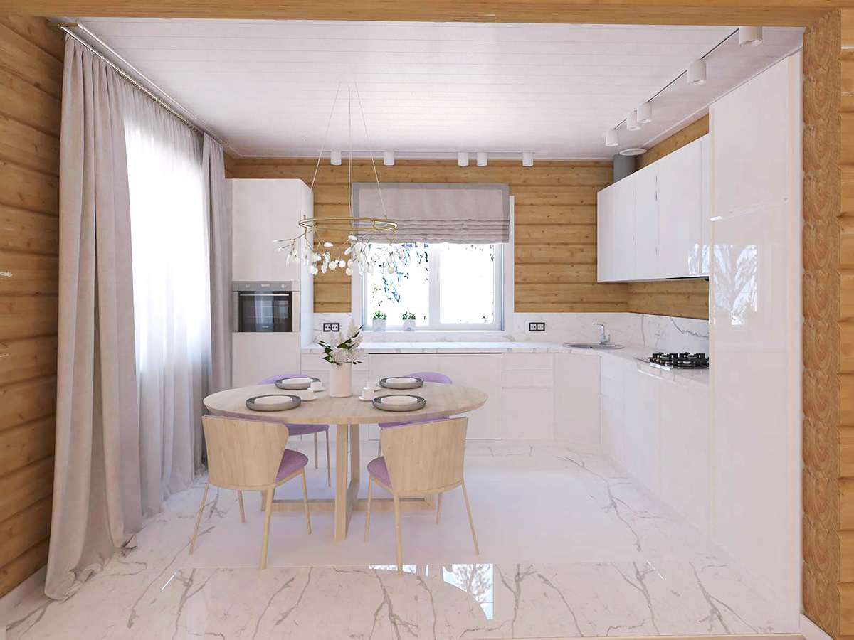 Обложка проекта: Дом из клееного бруса