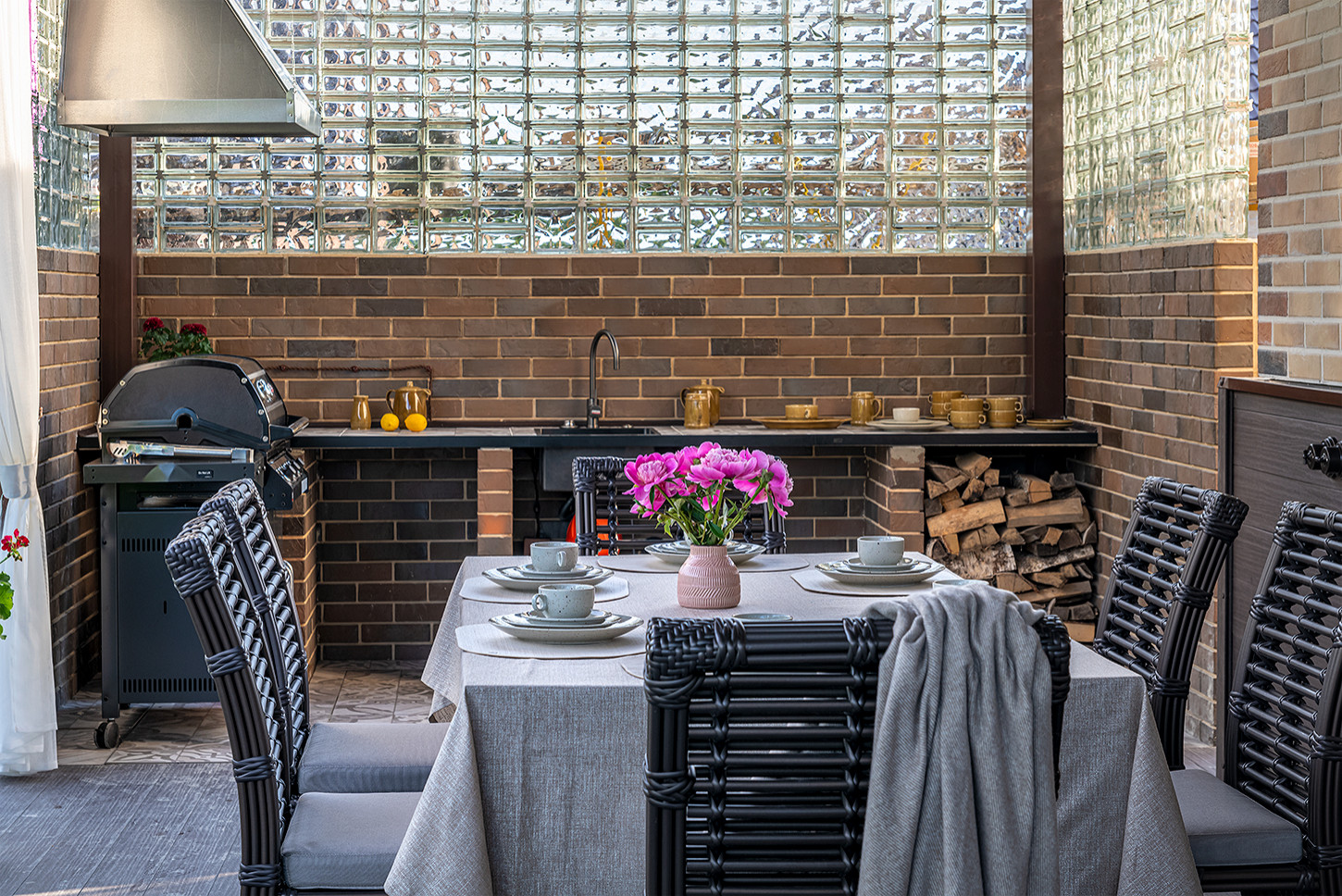 Кухня недели: терраса для актрисы Екатерины Климовой