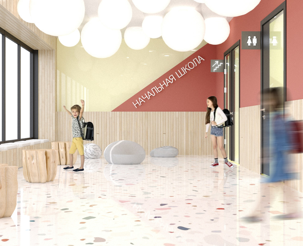 Дипломная работа "Проект реконструкции школы на Адмиралтейской набережной"