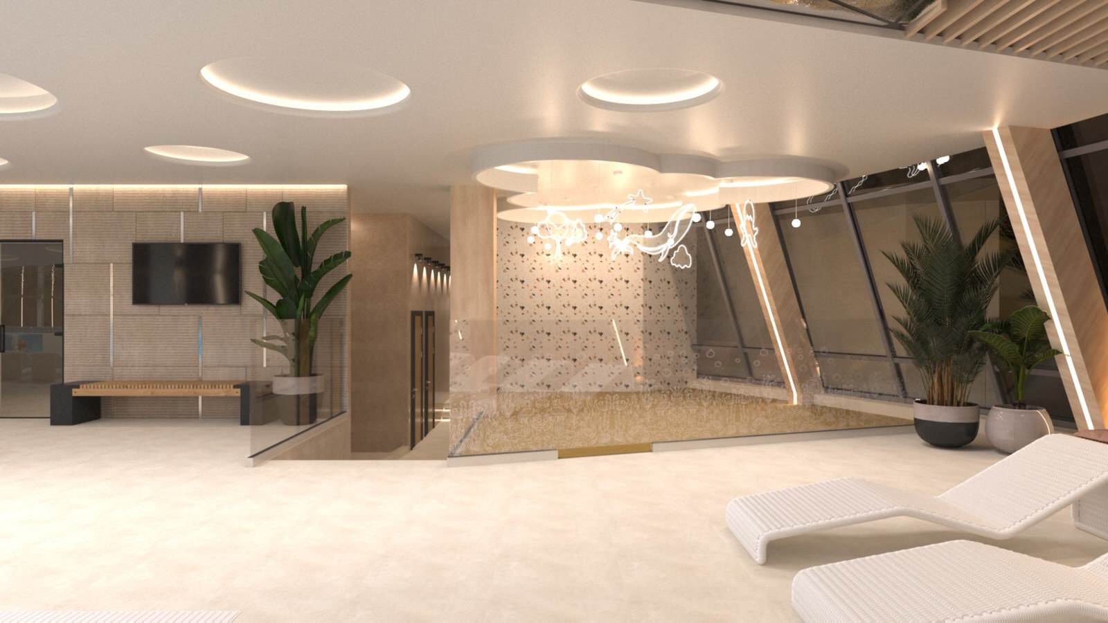 Термы "Лето". Закрытый бассейн.