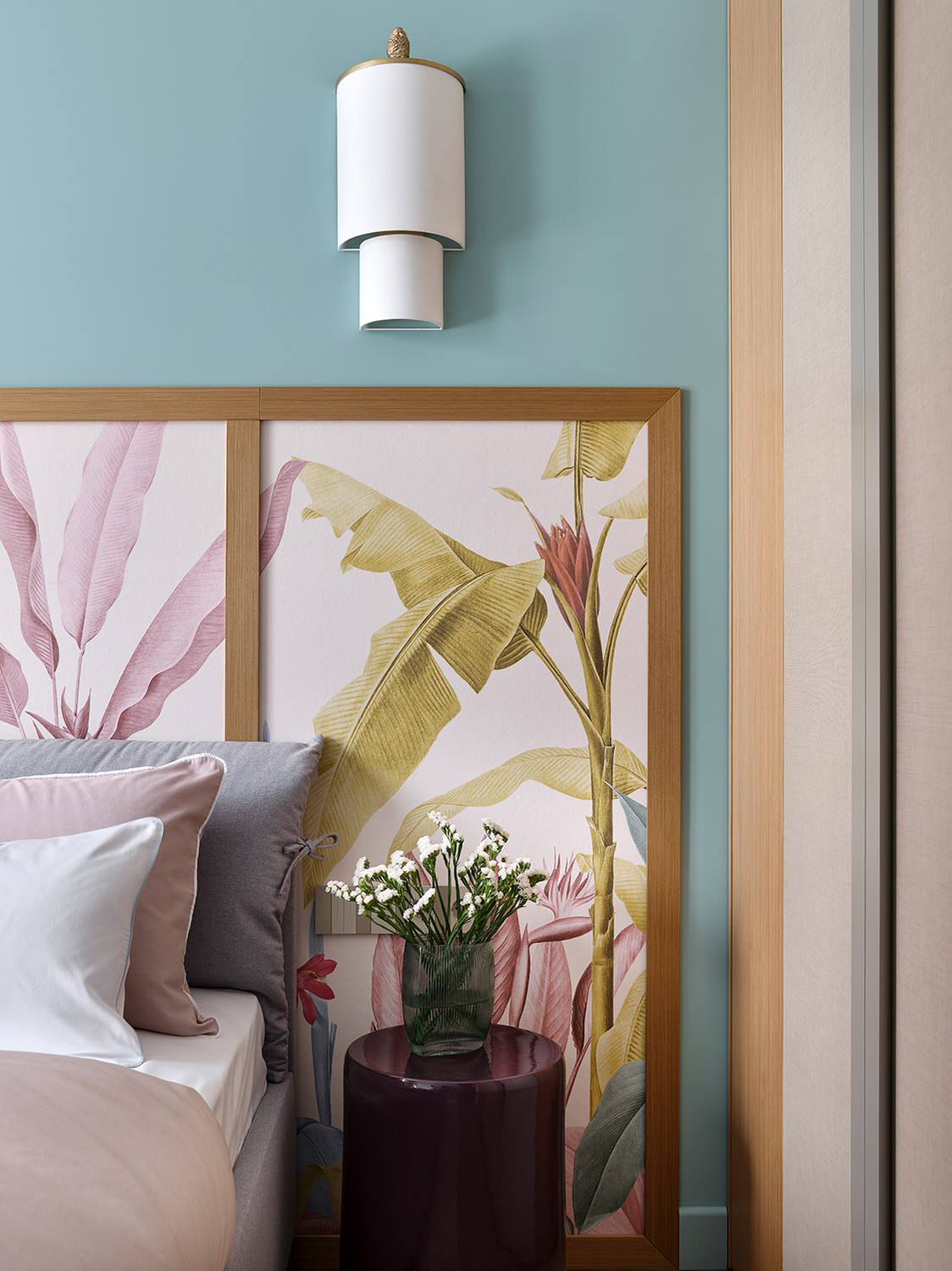 Небольшая квартира в оттенках синего