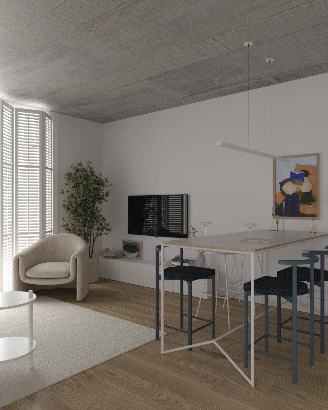 Квартира в светлых тонах