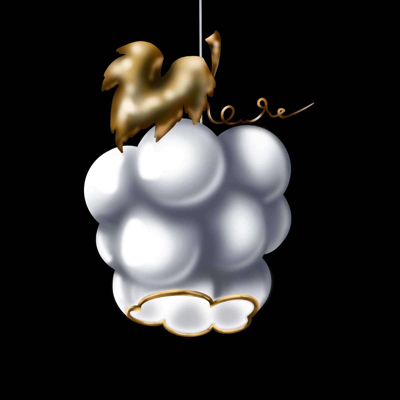 Обложка проекта: Концепция коллекции подвесных фарфоровых светильников