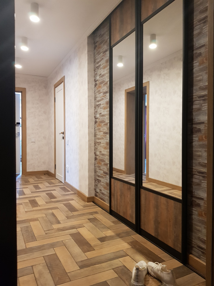 Обложка проекта: проект квартиры "Дикость_2020" прихожая и гардеробная