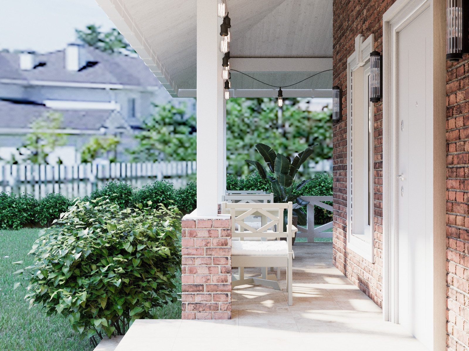 Обложка проекта: Дизайн террасы в частном доме в Подмосковье, 220м