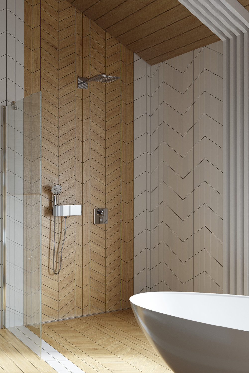 Визуализация с/у второго этажа загородного дома