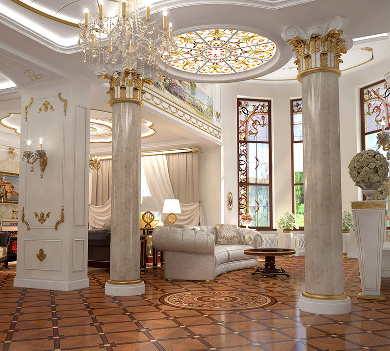 Дизайн интерьера дома, площадь проектируемая 300 м2