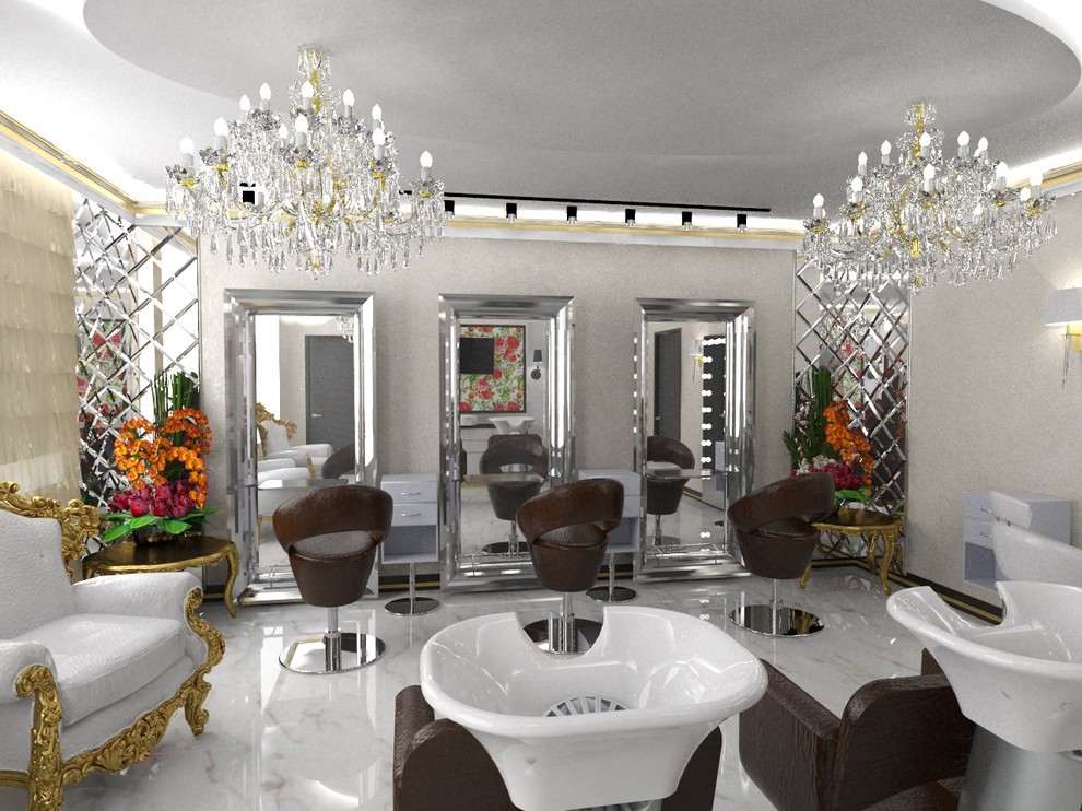 Дизайн интерьера салона красоты