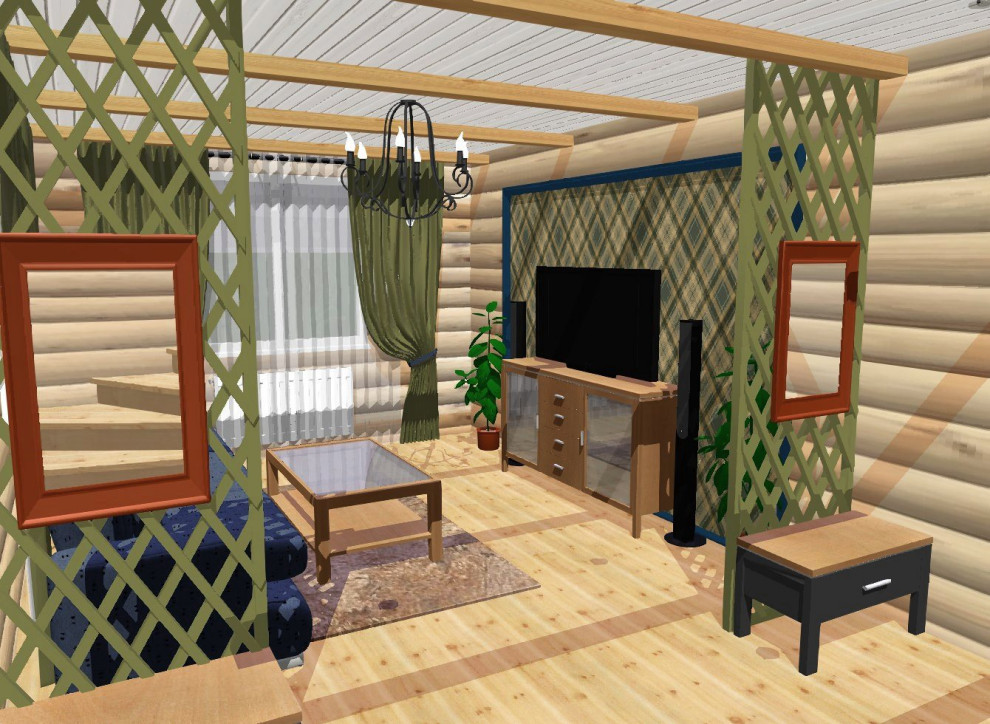 Дом из рубленного бревна