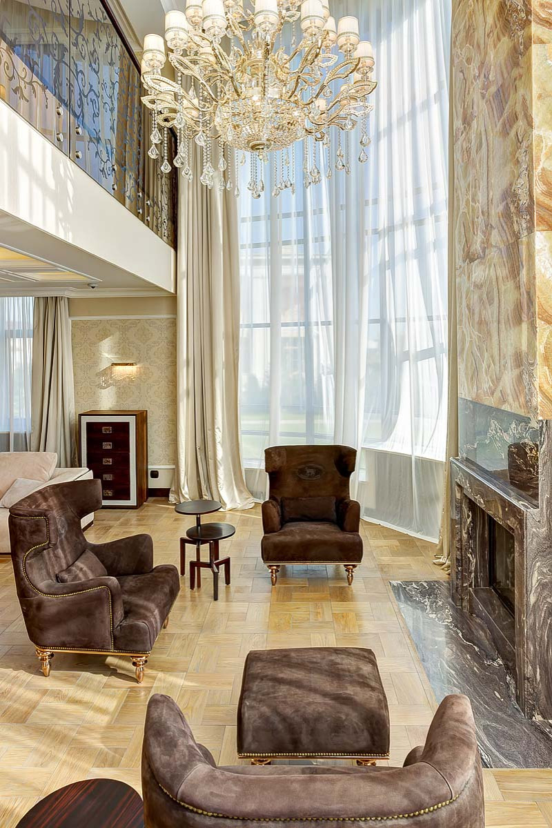 Дом в бежевых тонах