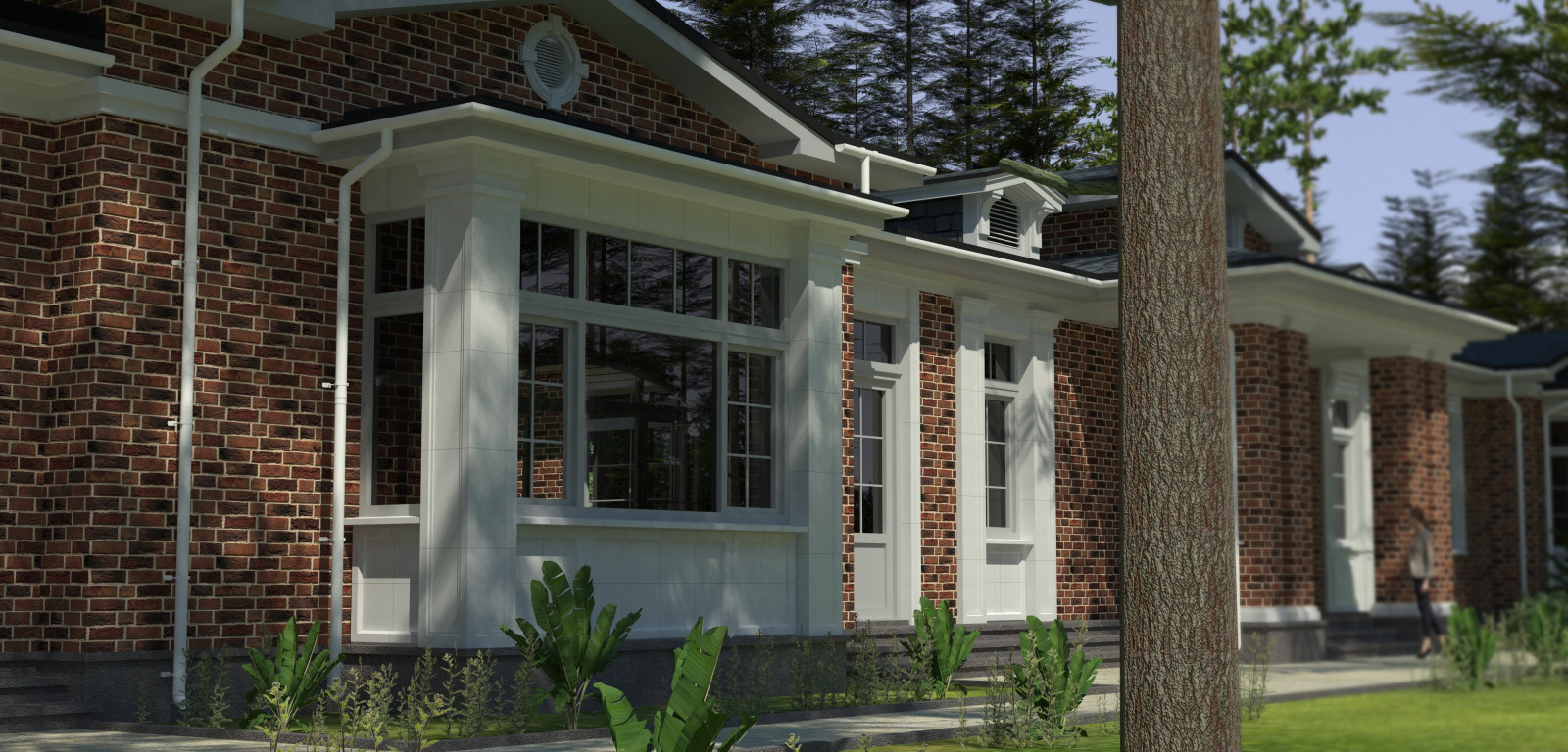 Компания BrickMaster производит строительство загородного дома площадью 580 кв.м