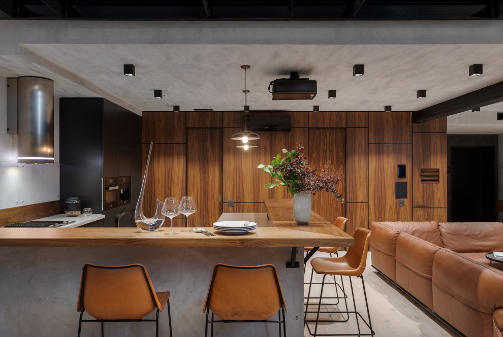 Дизайн двухуровневой квартиры в стиле лофт