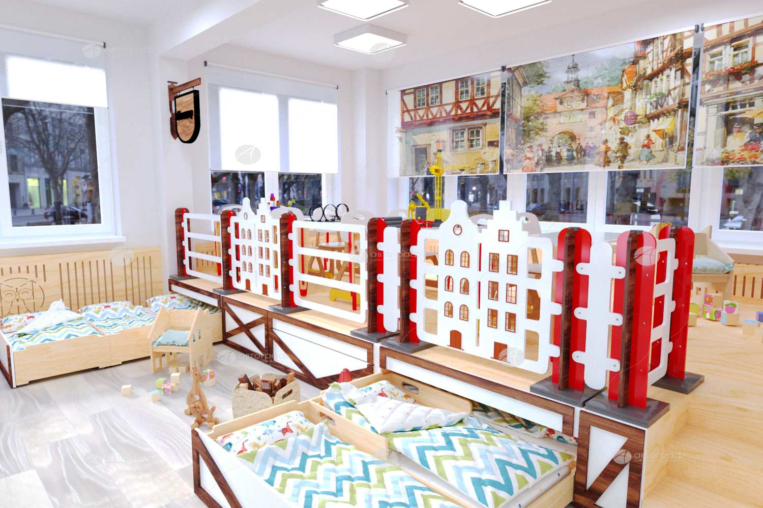 Обложка проекта: Дизайн-проект для дет сада группы "Германия"