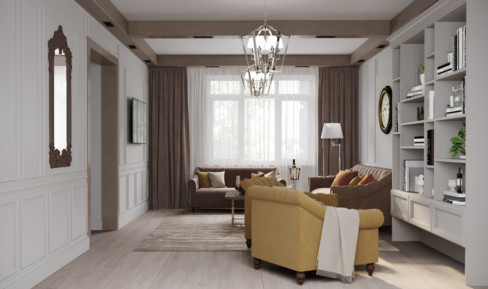 Обложка проекта: Гостиная для семьи из 3-х человек , 32 кв.м г. Омск.