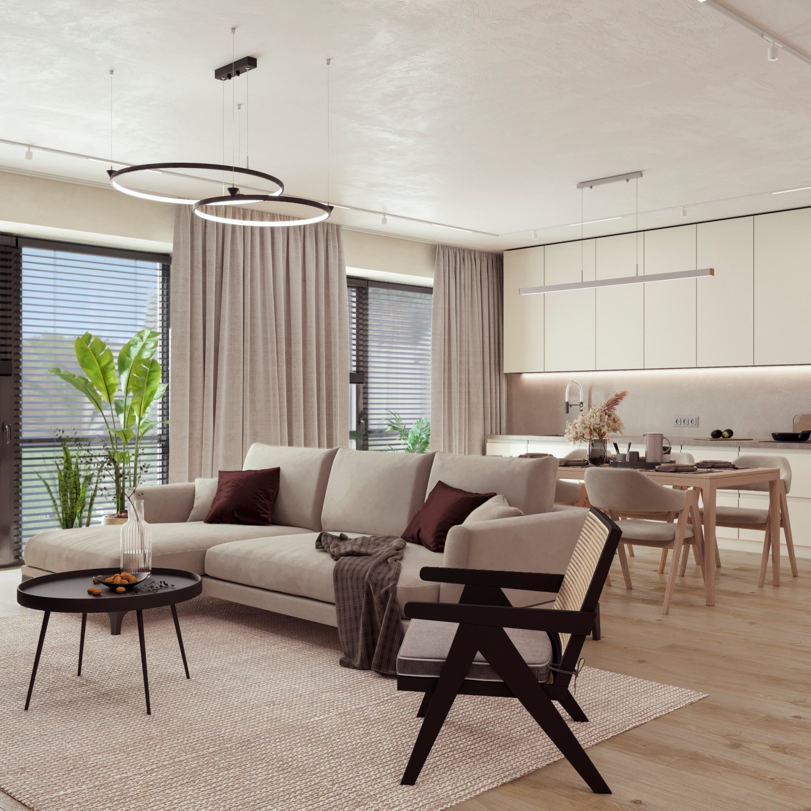 Дизайн-проект загородного дома, 84 м2