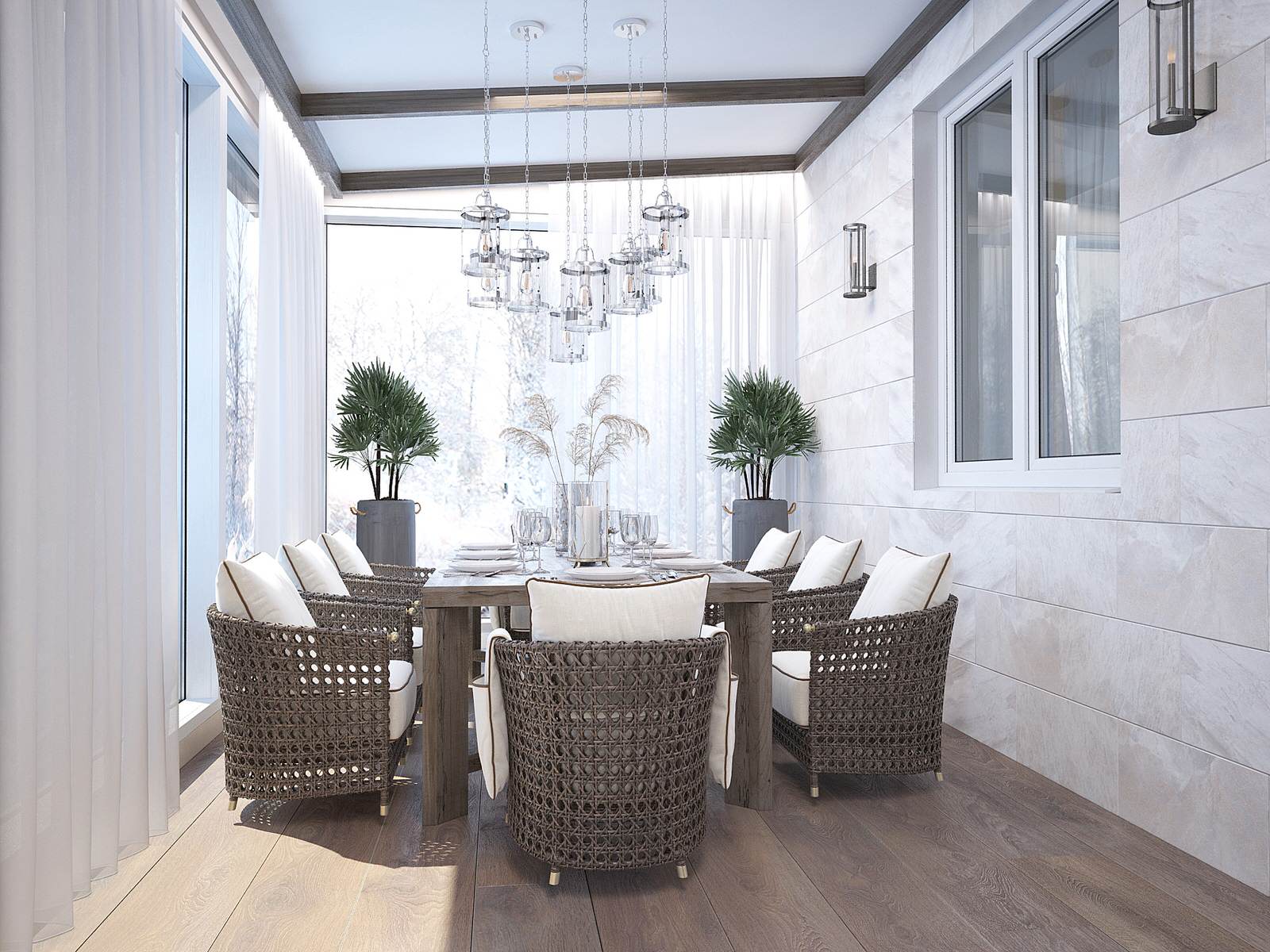 Терраса- место общения семьи