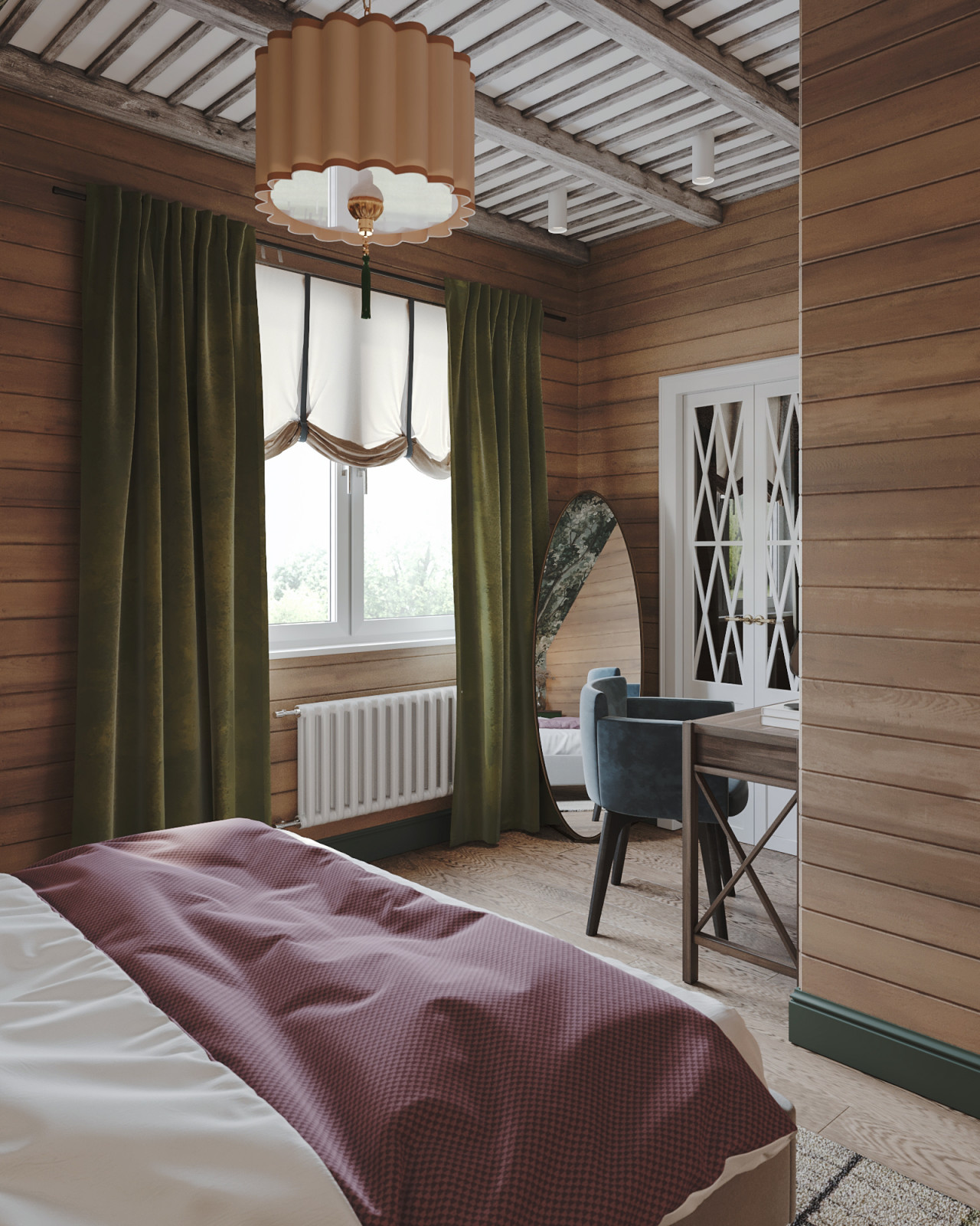 Загородный дом для молодой семьи с котами