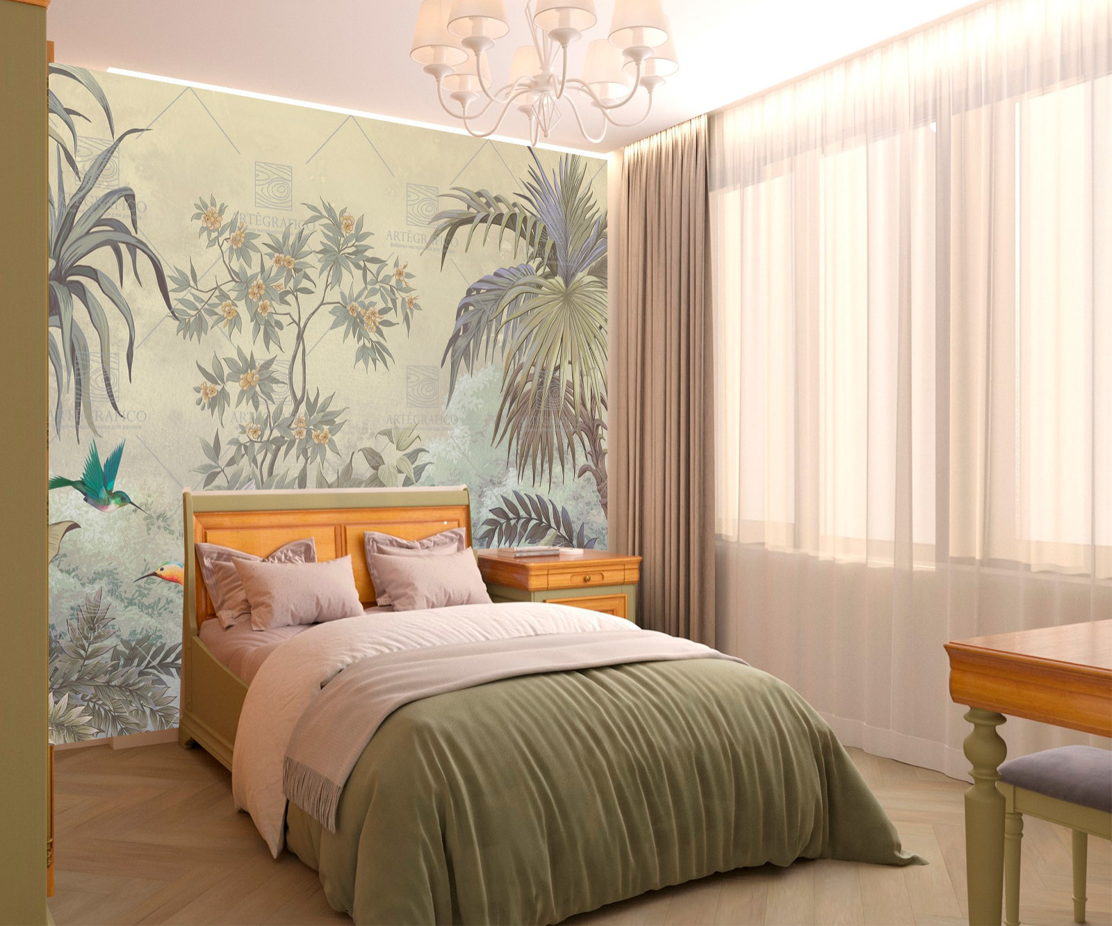 Дизайн проект - уютный и элегантный интерьер в мягких пастельных тонах