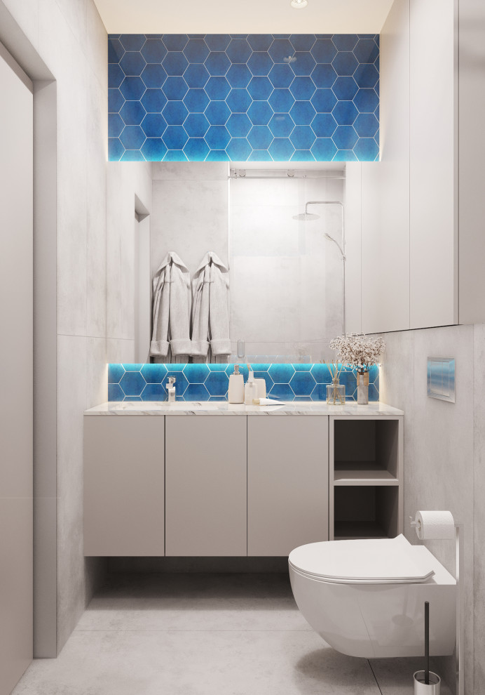 Проект квартиры-студии 28кв.м., г.Москва, ЖК Медовая Долина