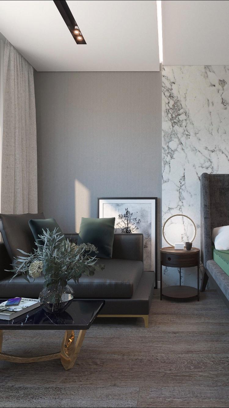 Обложка проекта: Однокомнатная квартира 40 кв.м.