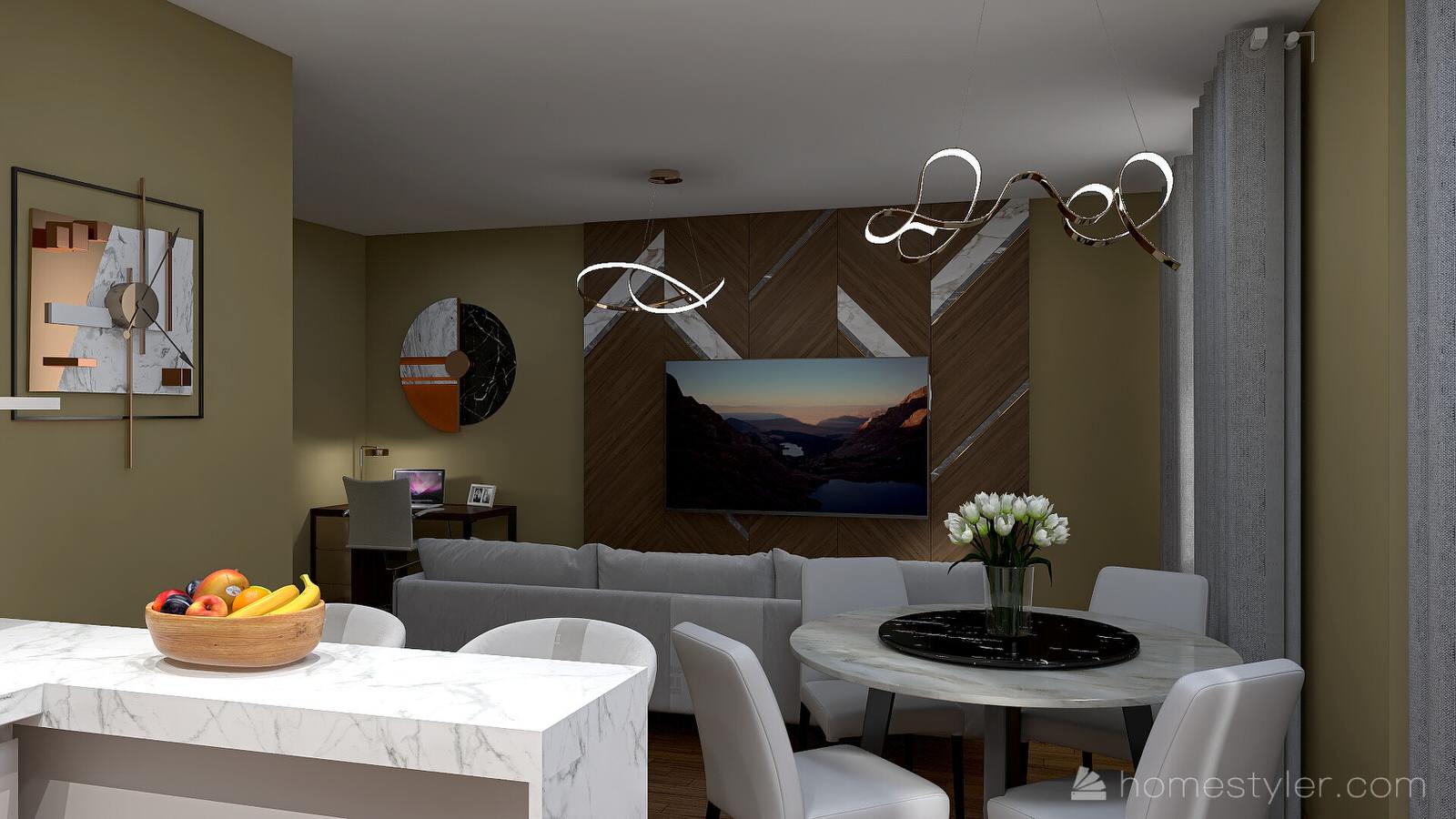 Обложка проекта: Трехкомнатная квартира