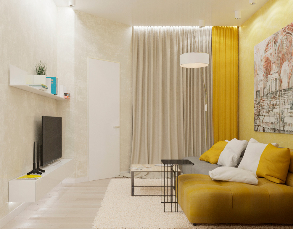 yellow apartment