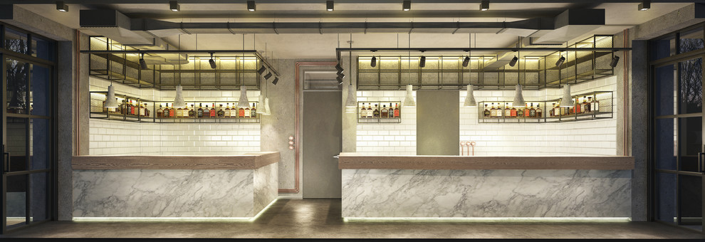 Дизайн интерьера кафе "Пион" в парке "Сокольники"