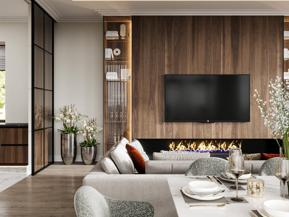 Дизайн-проект жилого дома в КП «Папушево» 409.8 кв.м