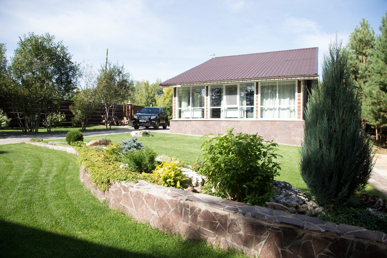 Ландшафтный дизайн участка на Каме