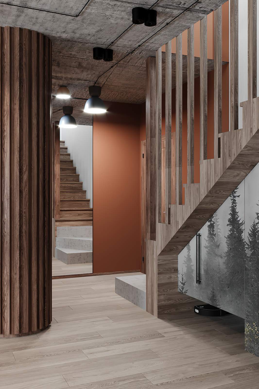 Проект двухуровневой квартиры в ЖК Весна Владивосток