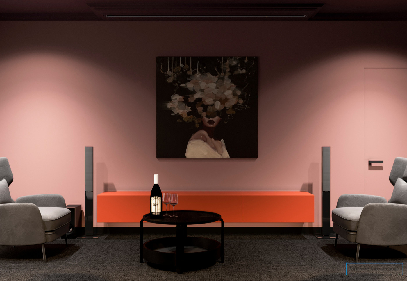 Коттедж 4 этажа