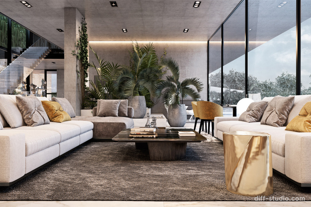 Concrete house in Czech Republic.