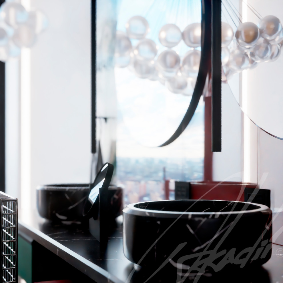 Interior design of Apartment 252 (master bath) by Arkadii Olshevksyi