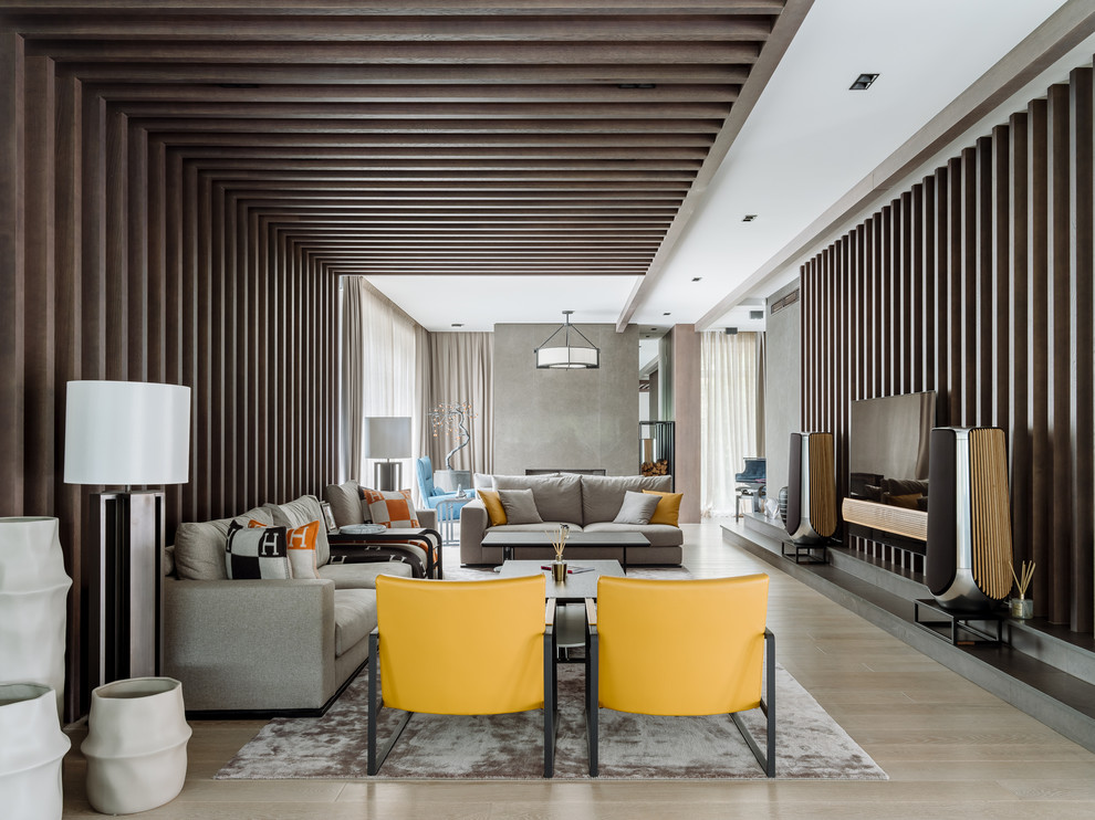 Гардеробные, камин, двери и премиум мебель / ГОРКИ-8