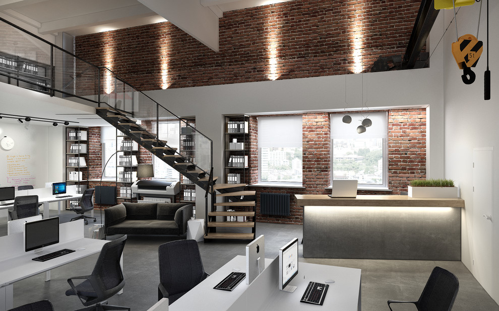 Офис-шоурум в здании завода Ферейн на Нагатинской набережной