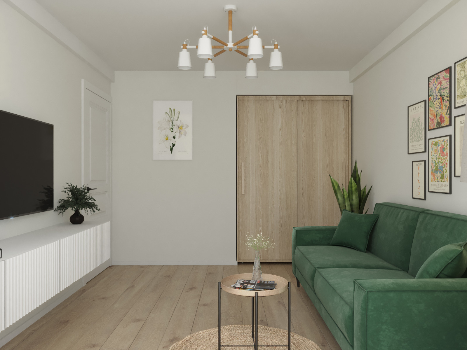 Визуализация бюджетной квартиры (45 м кв) на продажу в г. Санкт-Петербург