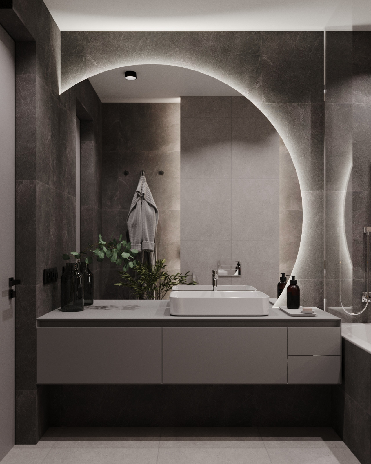 Интерьер квартиры 87м2 в поселке парке Весна