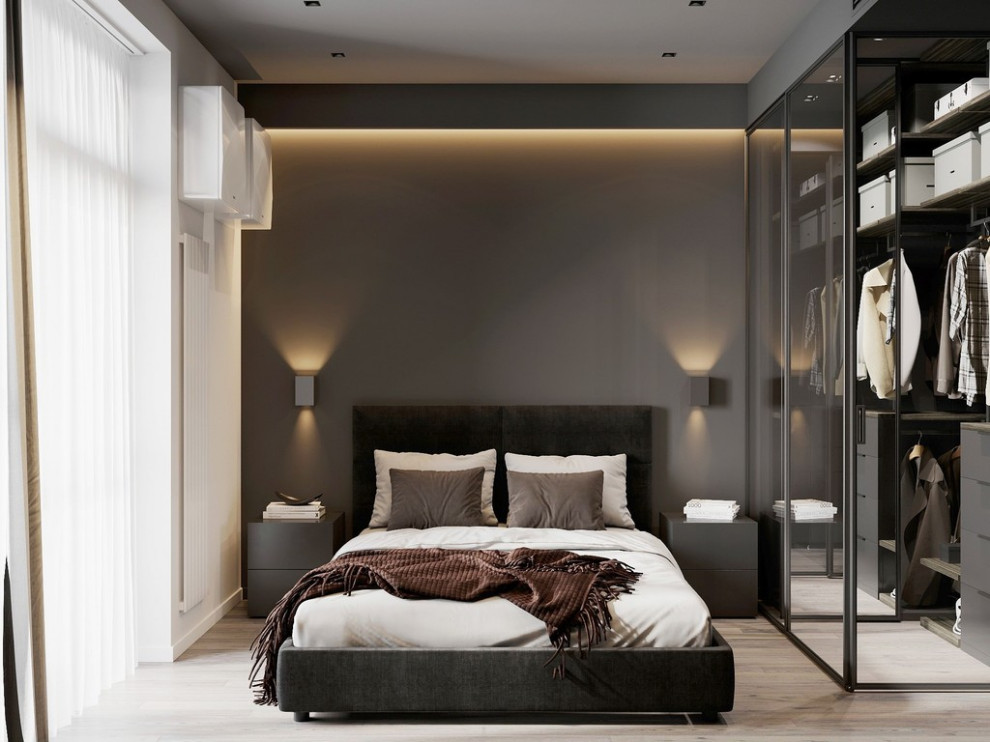 Интерьер квартиры в современном стиле, ЖК «Символ», 64 кв.м.