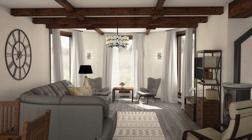 Дом в ретро стиле.