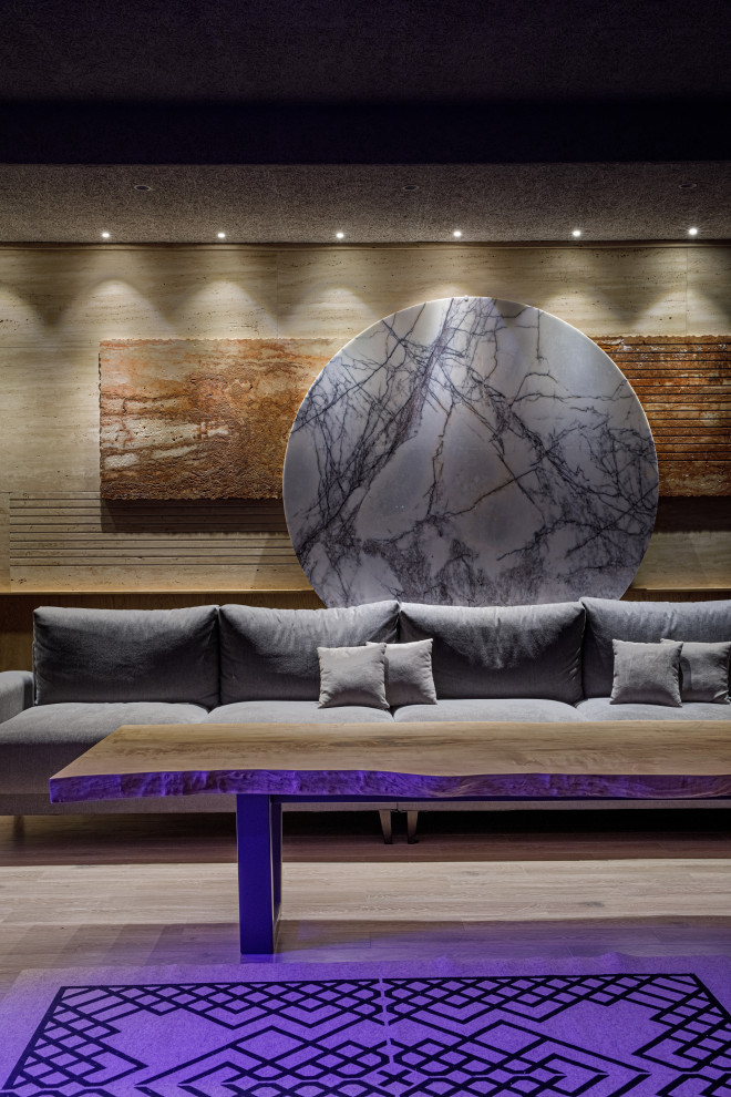 Реализованный проект Таунхауса (ночь) по ул. Бархатная г. Владивосток