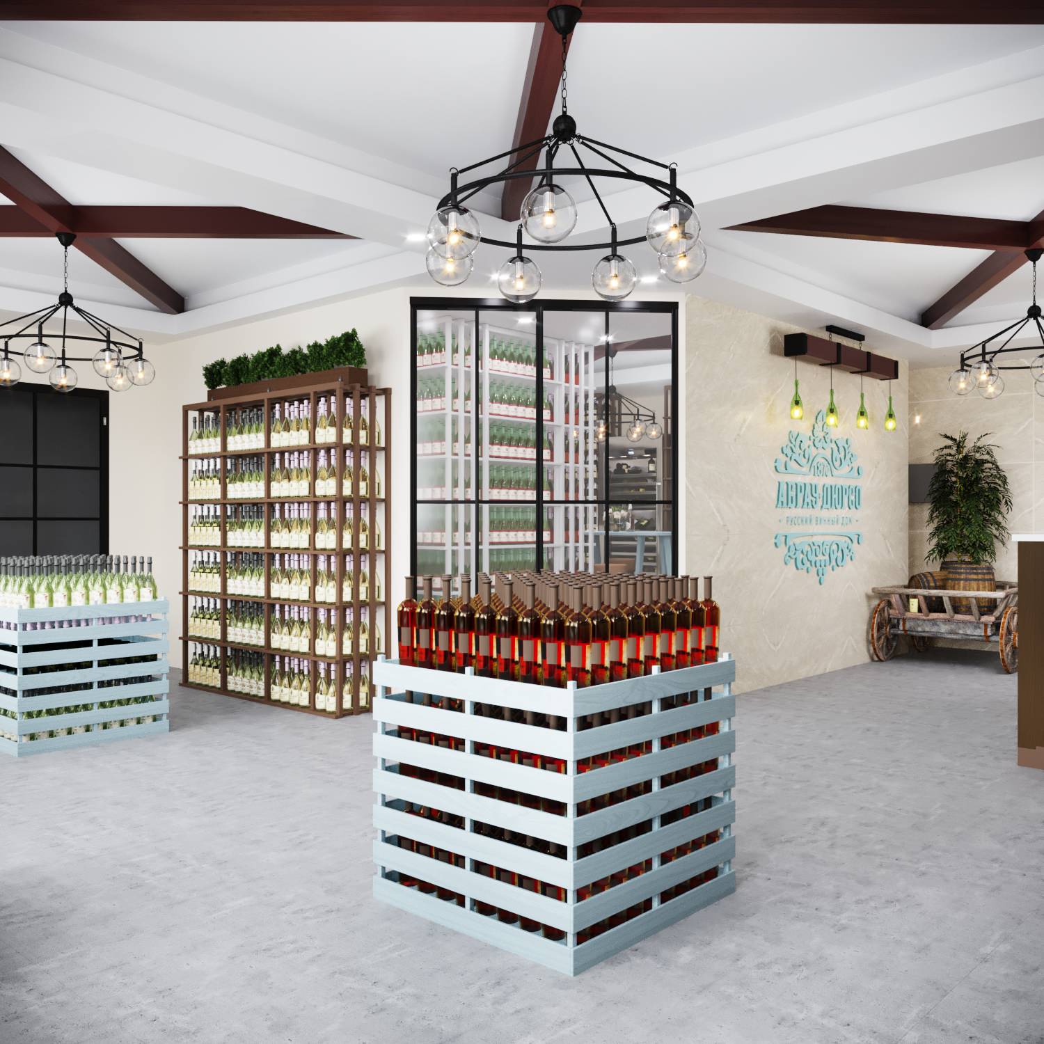 Дизайн-интерьера Абрау Дюрсо в Новосибирске