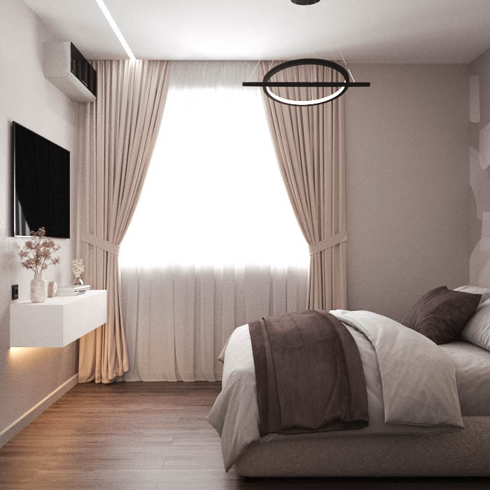 Нежная двушка в  ЖК Атлант