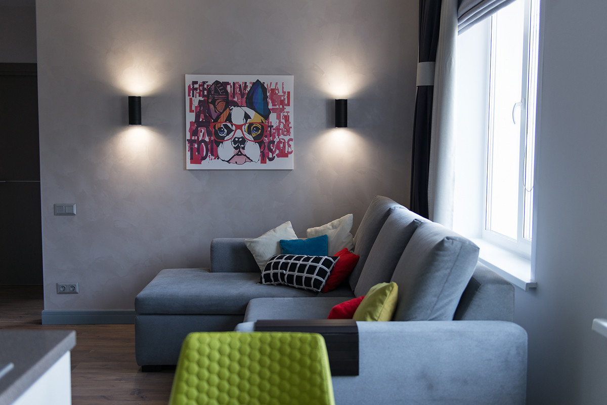 Квартира в современном стиле.