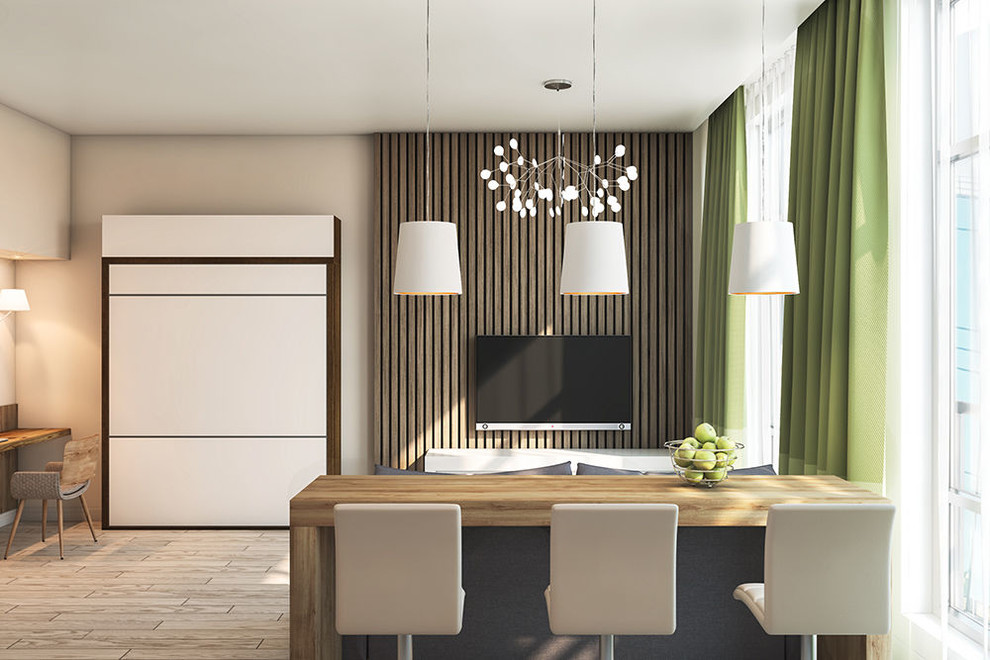 Обложка проекта: Квартира 40м2 в стиле минимализм.